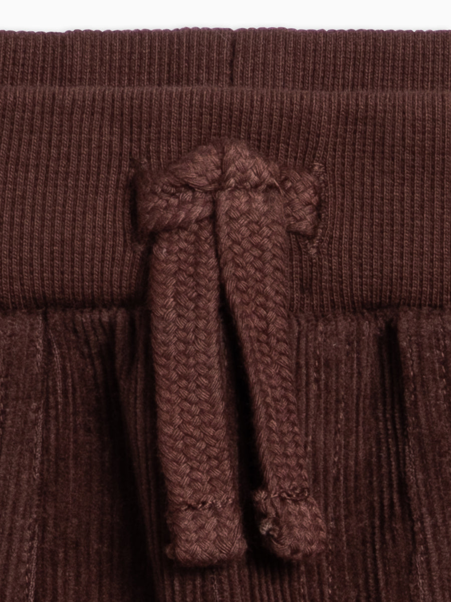 Benji Rib Waist Corduroy Pant - Chestnut