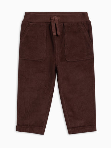 Benji Rib Waist Corduroy Pant - Chestnut