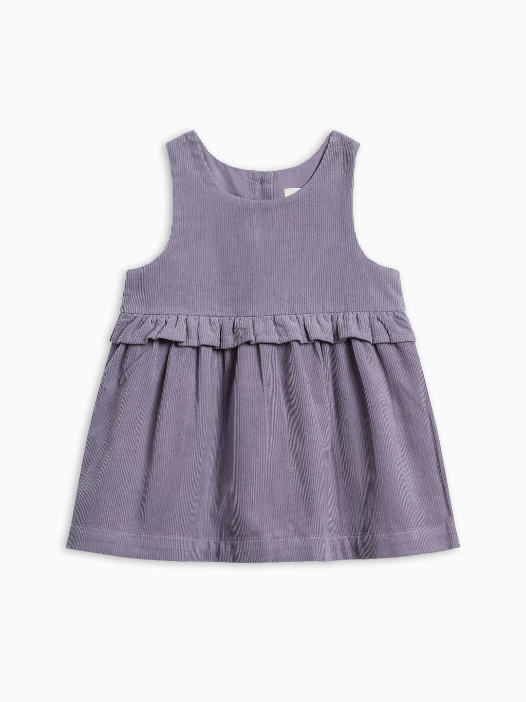 Lois Fine Corduroy Ruffle Jumper - Lavender