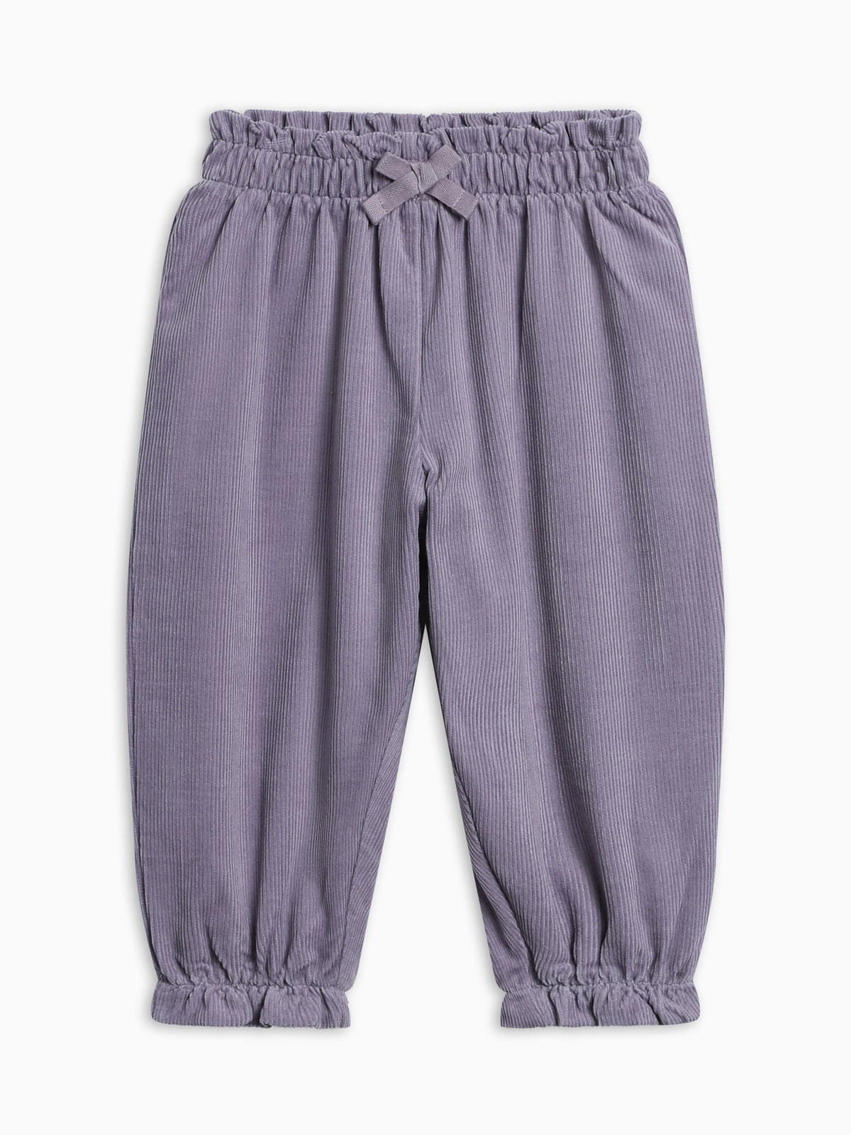 Lexi Fine Corduroy Ruffle Pant - Lavender