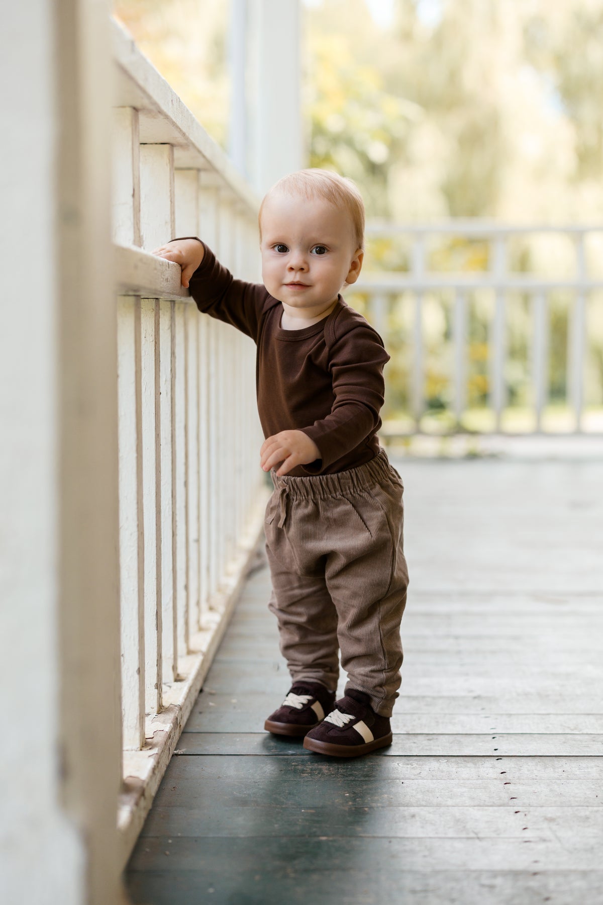 Banks Fine Corduroy Lined Infant Pant - Taupe Baby : Bottoms : Pants KENDI by Colored Organics Organic Cotton Baby Banks Corduroy | Colored Organics®