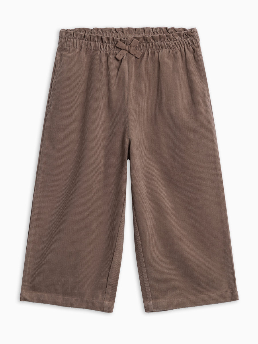 Nadine Fine Corduroy Wide Leg Toddler Pant - Woodford