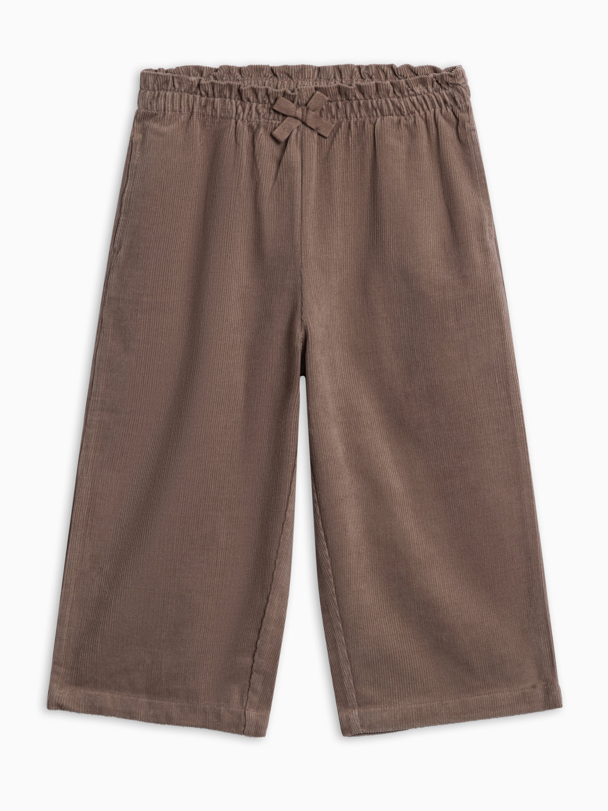 Nadine Fine Corduroy Wide Leg Toddler Pant - Taupe Kids : Bottoms : Pants KENDI by Colored Organics Organic Cotton Kids Nadine Corduroy | Colored Organics®