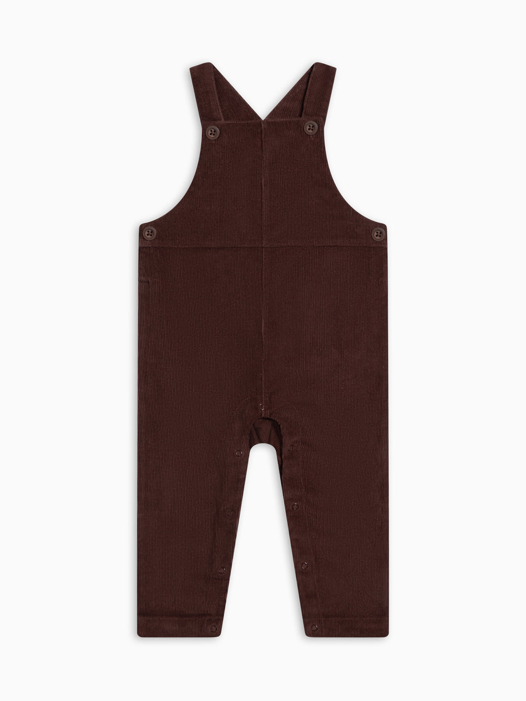 Joey Corduroy Infant Overall - Chestnut