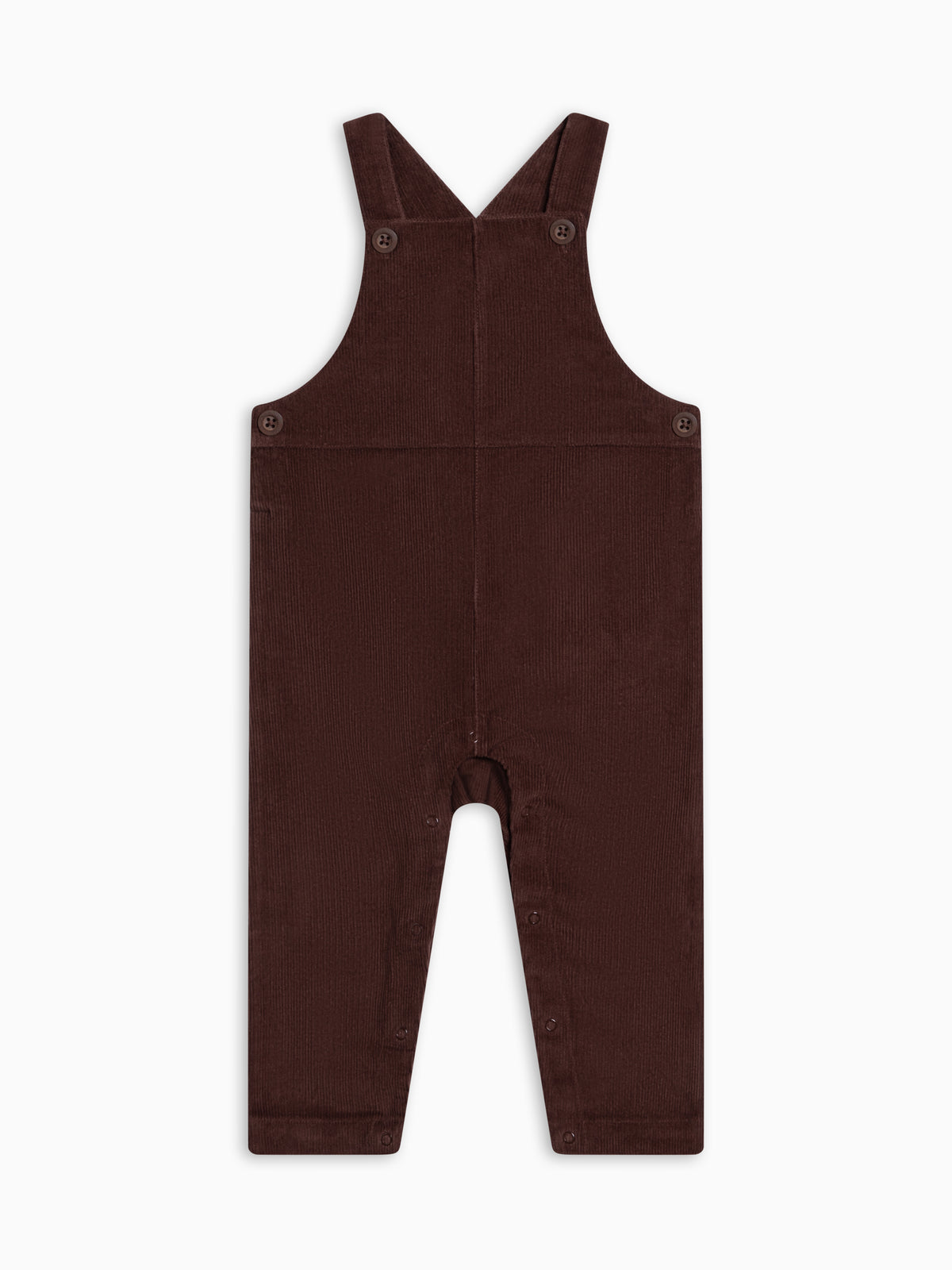 Joey Corduroy Infant Overall - Chestnut
