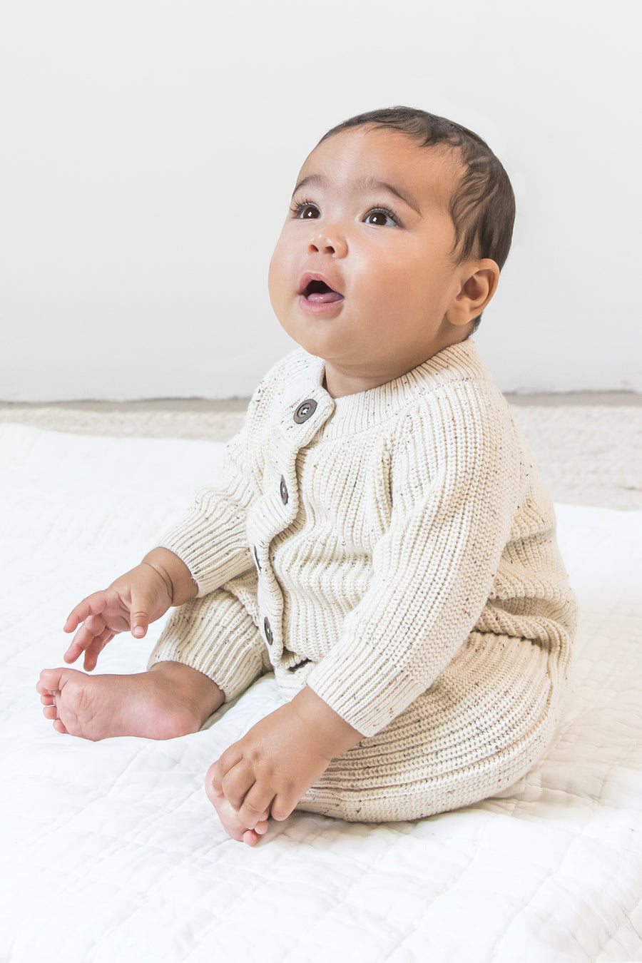 Milo Sweater Romper Baby : Rompers : Long Sleeves Colored Organics Organic Cotton Baby Sweater Romper