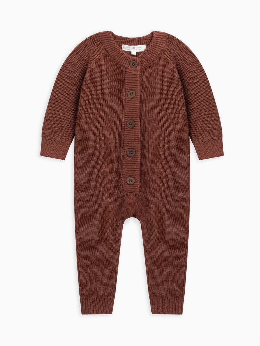 Milo Sweater Romper Baby : Rompers : Long Sleeves Colored Organics Organic Cotton Baby Sweater Romper