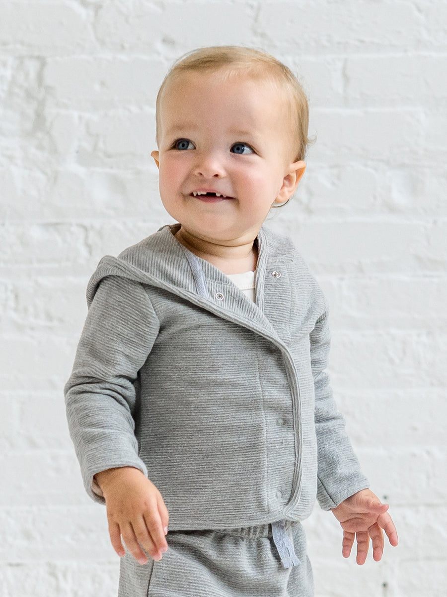Carmel Ottoman Rib Infant Jacket