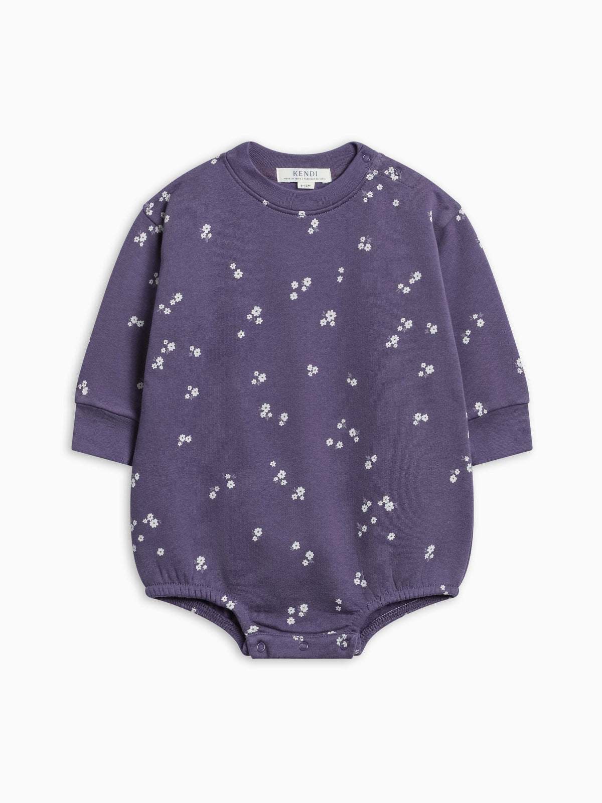 Jamie Fleece Bubble Romper - Posey Floral