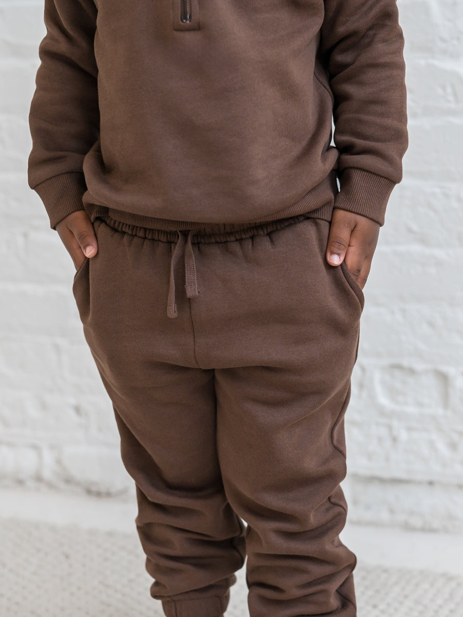 Leif Fleece Sweatpants Baby-Kids : Bottoms : Joggers Kendi Organic Cotton Baby and Kids Leif Fleece Sweatpants