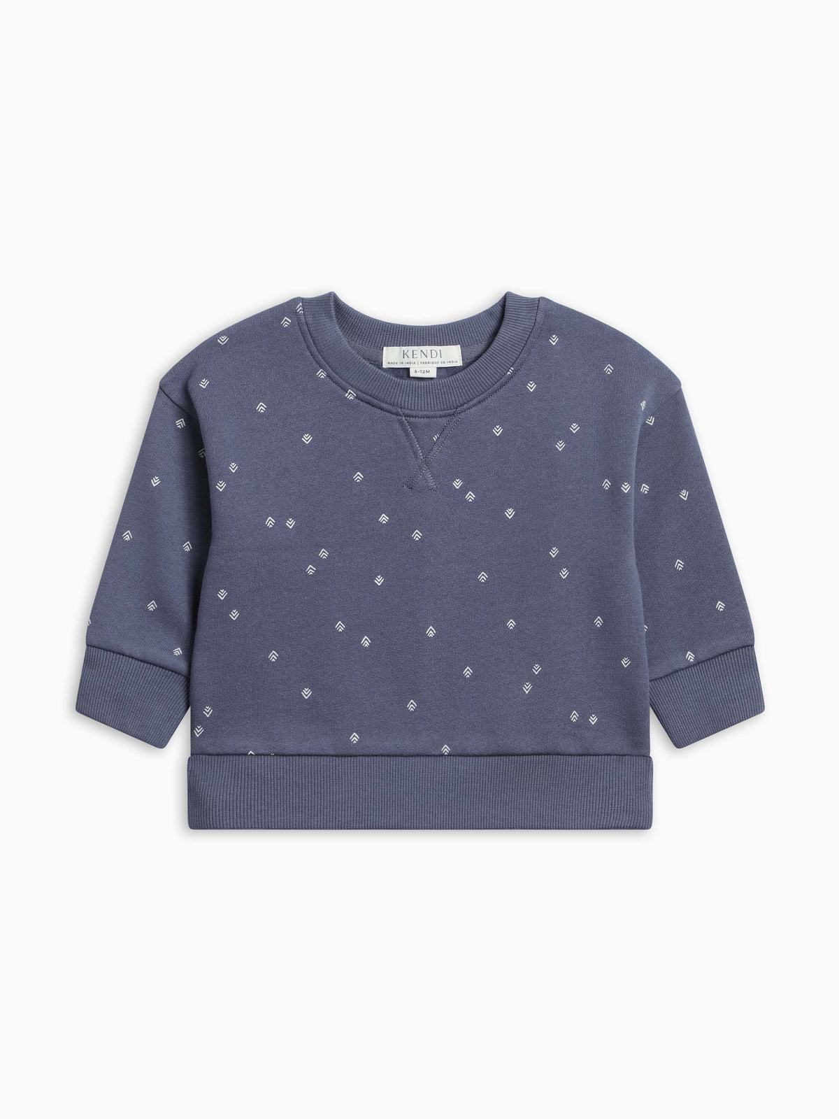 Georgie Fleece Relaxed Dropped Shoulder Pullover Sweatshirt - Peak Steel