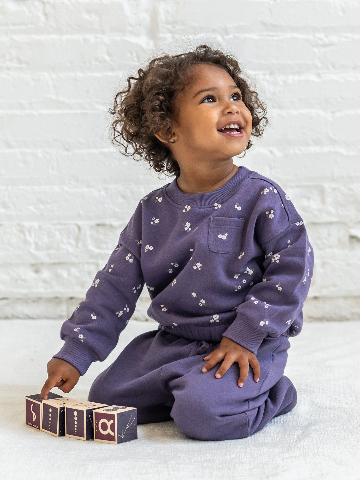 Koi Fleece Pullover - Posey Floral