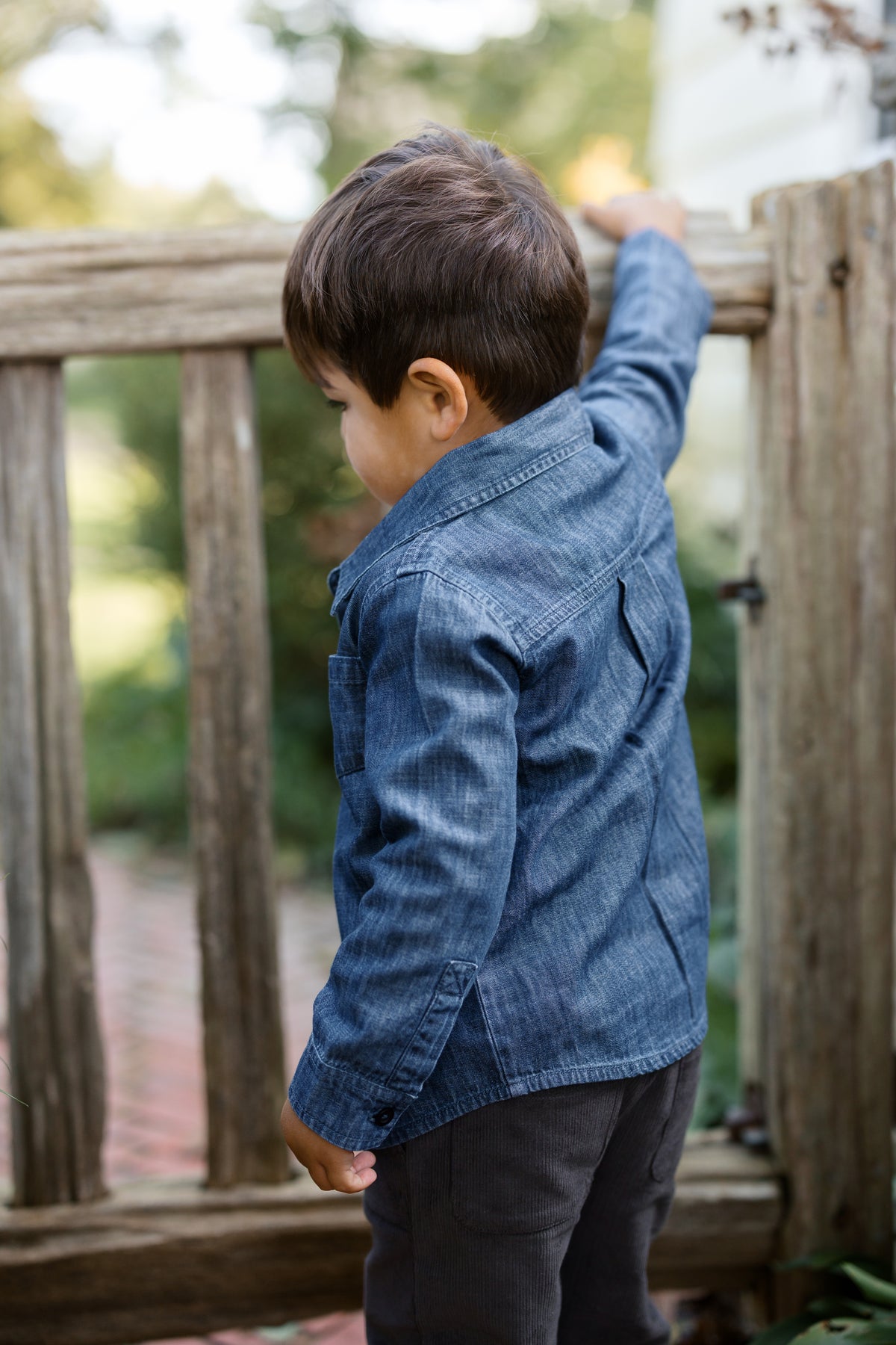 Hayes Chambray Long Sleeve Collared Shirt - AW26 Chambray