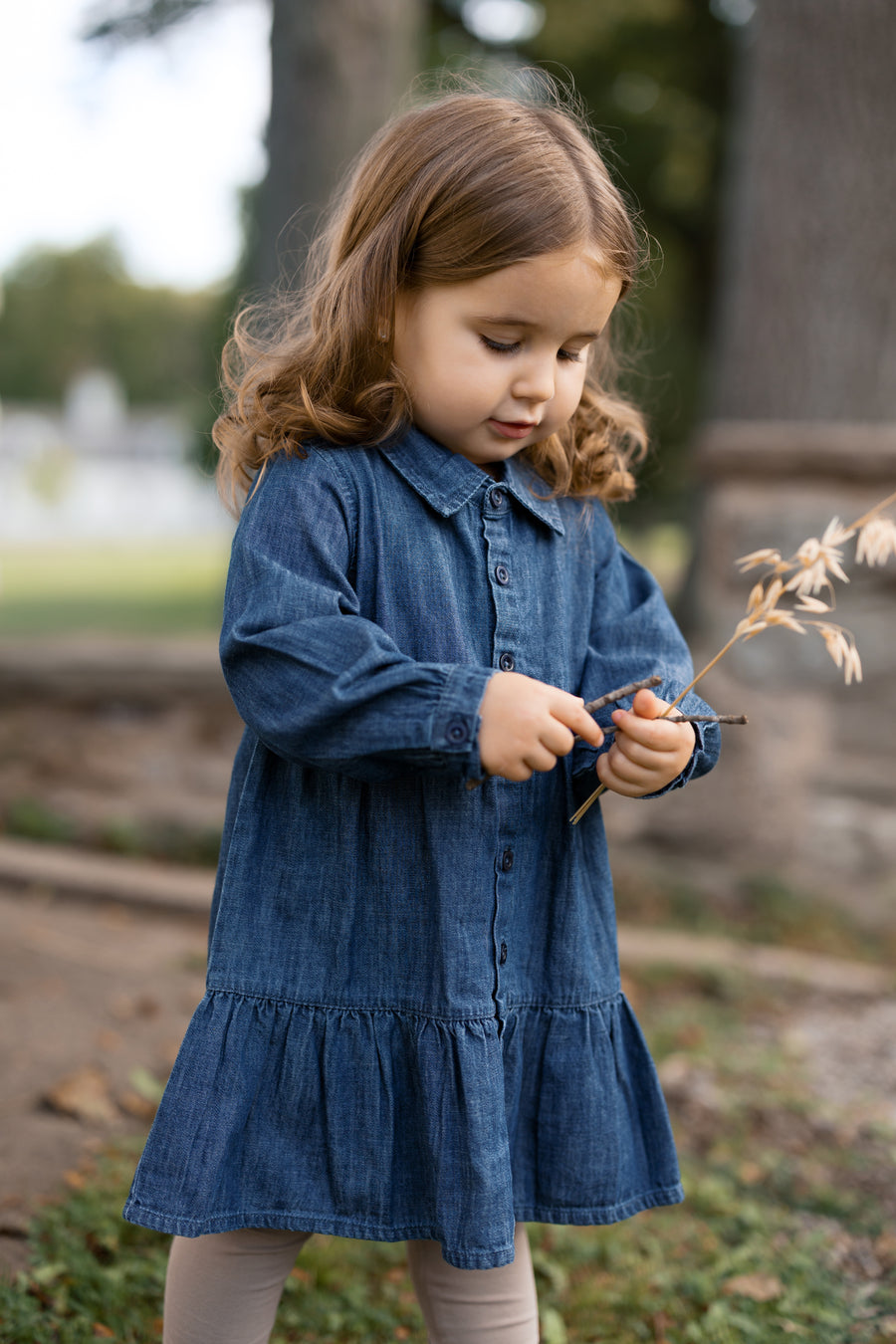 Roxy Chambray Shirt Dress - AW26 Chambray
