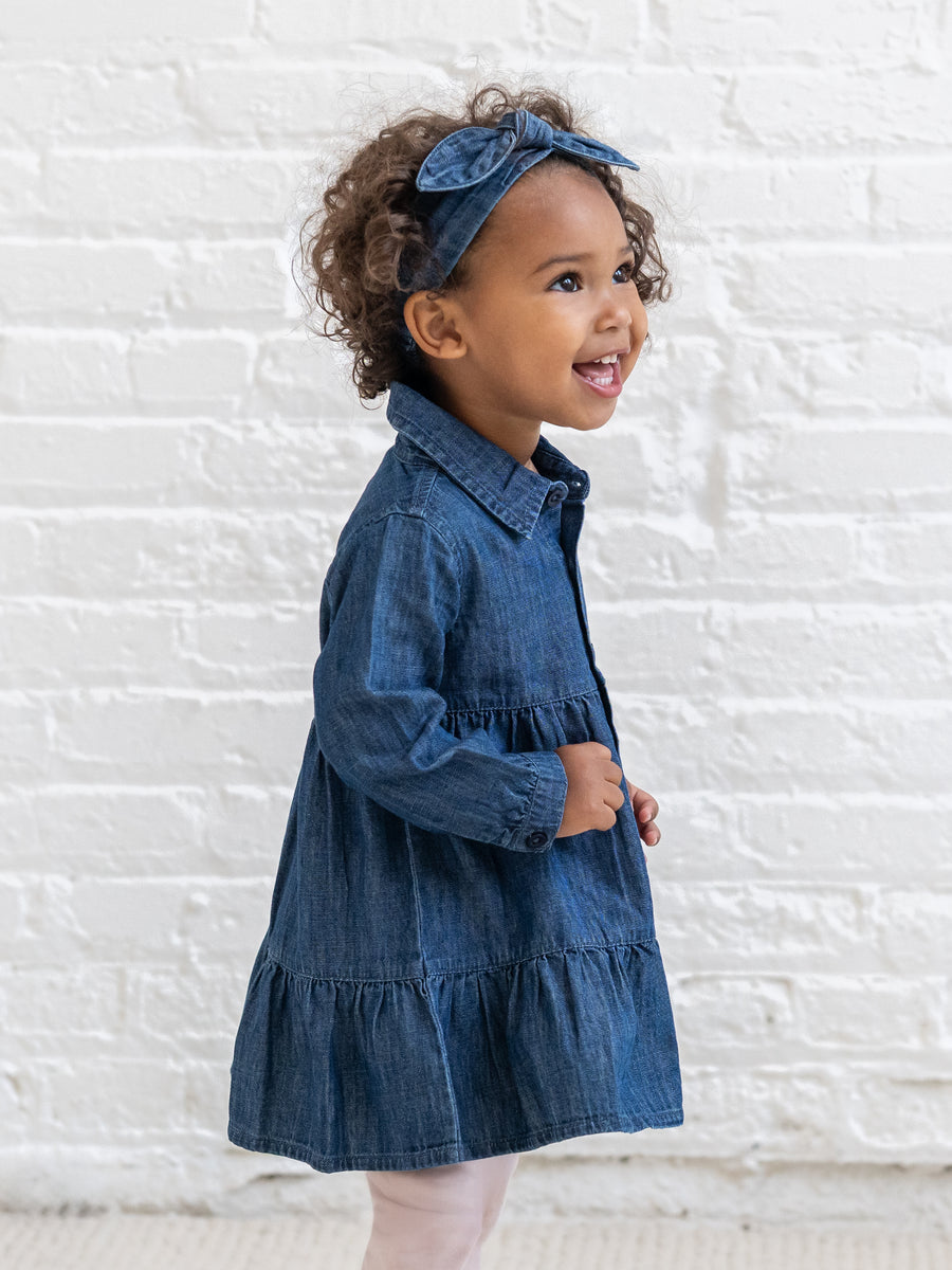 Roxy Chambray Shirt Dress - AW26 Chambray