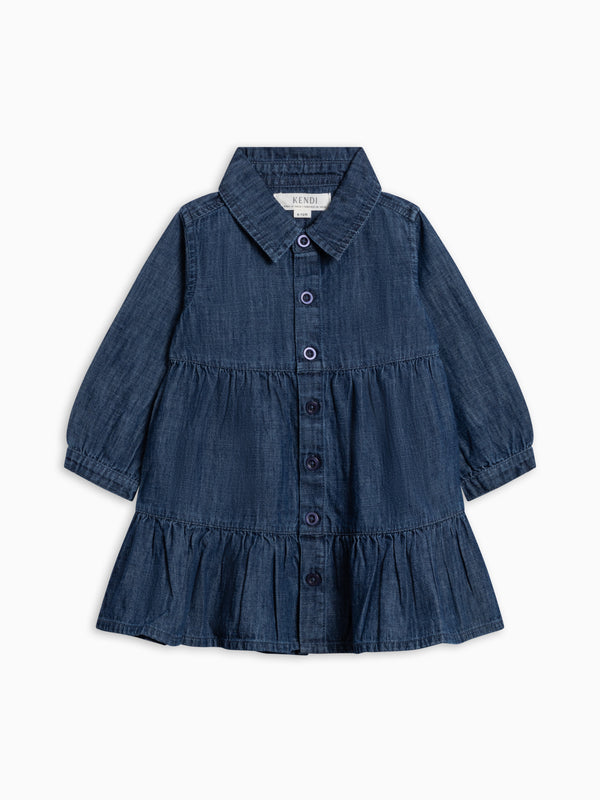Roxy Chambray Shirt Dress - AW26 Chambray