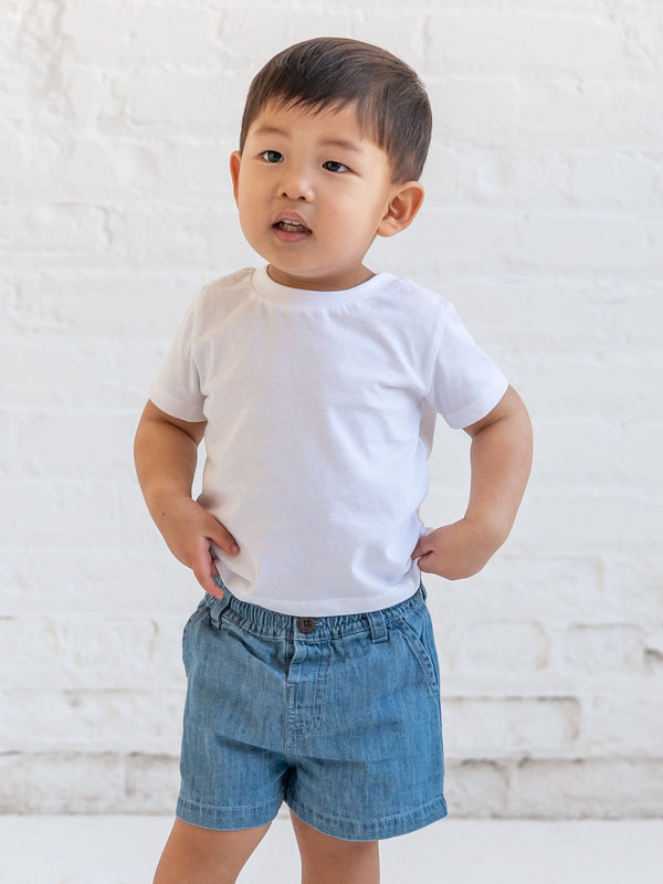 Luke Chambray Shorts