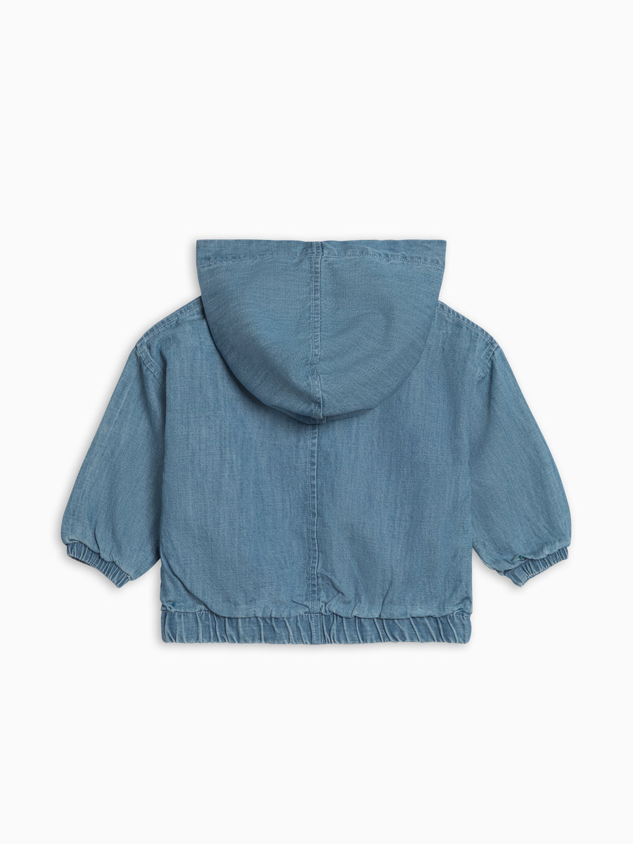 Jules Chambray Hooded Jacket