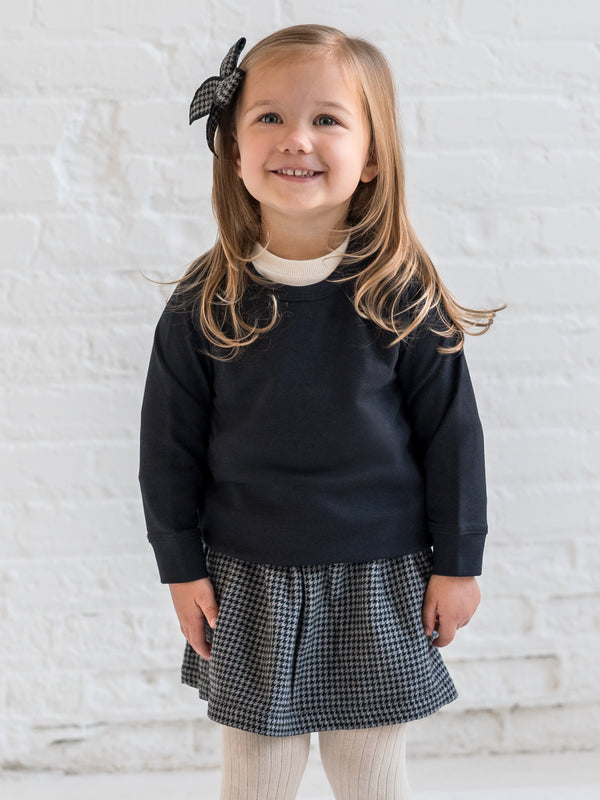 Ammie Flannel Skirt with Ruffle Suspenders Baby-Kids : Bottoms : Skirts Kendi Organic Cotton Baby and Kids Ammie Flannel Skirt with Ruffle Suspenders