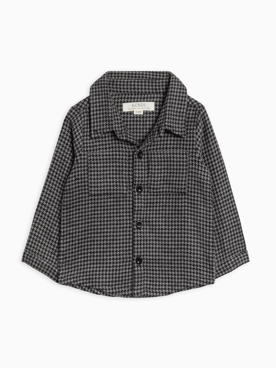 Lev Flannel Long Sleeve Collared Button Down Shirt Sale : Baby-Kids : Tops : Shirts : Long Sleeves Kendi Organic Cotton Baby and Kids Lev Flannel Long Sleeve Collared Button Down Shirt