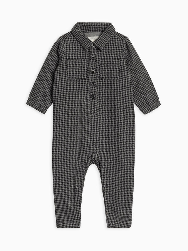 Locke Flannel Collar Romper