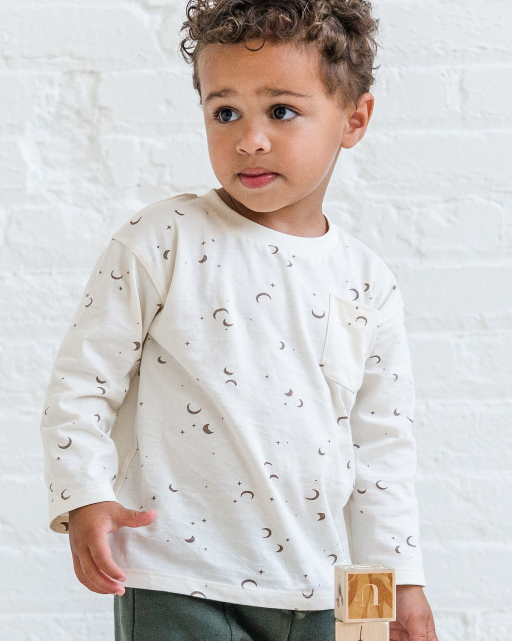 Reese Drop Shoulder Tee Sale : Baby-Kids : Tops : Tees : Long Sleeves Colored Organics Reese Drop Shoulder Tee for Baby | Colored Organics®