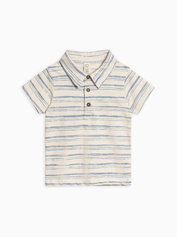 Ben Short Sleeve Polo Baby-Kids : Tops : Shirts : Short Sleeves Colored Organics Organic Cotton Baby and Kids Ben Short Sleeve Polo