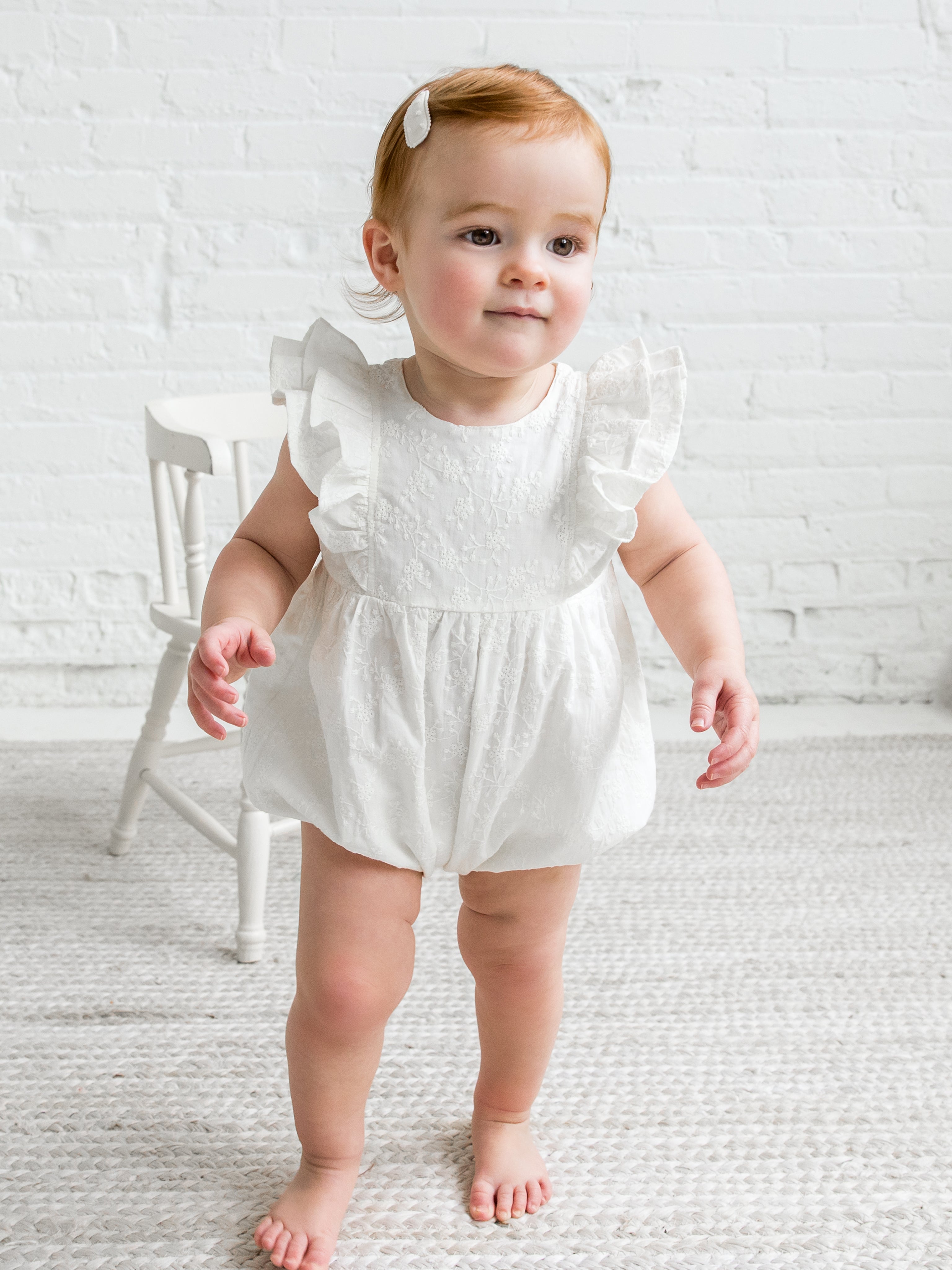 Elowyn Eyelet Bubble Romper