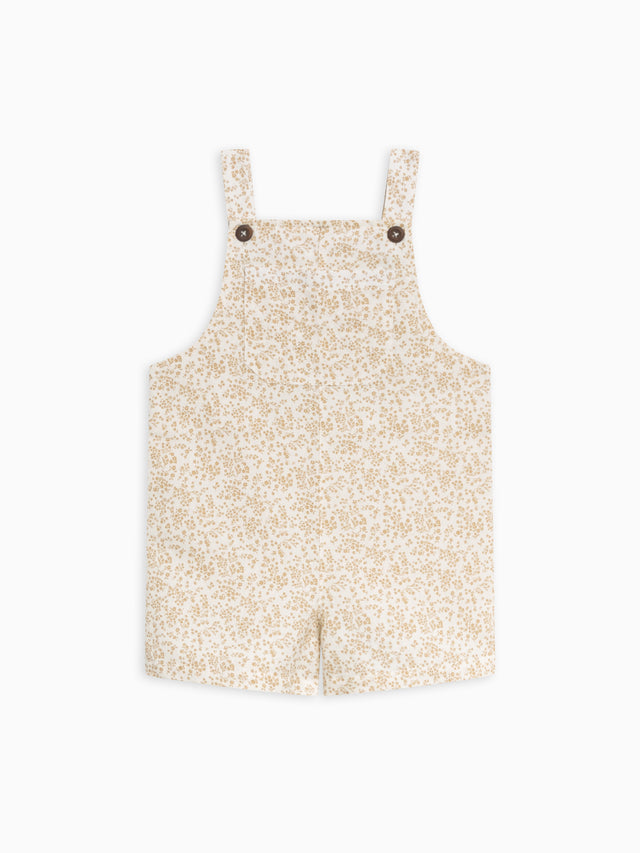 Orin Linen Overalls Kids : Bottoms : Shorts : Overalls Kendi Organic Cotton Kids Orin Linen Overalls