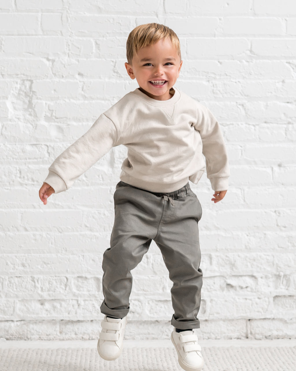 Grover Twill Pant - Olive Baby-Kids : Bottoms : Pants KENDI by Colored Organics Grover Twill Pant for Babies and Kids | Colored Organics®