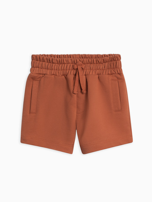 Chris French Terry Shorts Baby-Kids : Bottoms : Shorts KENDI by Colored Organics 100% Organic Cotton Baby Shorts, Chris | Colored Organics®