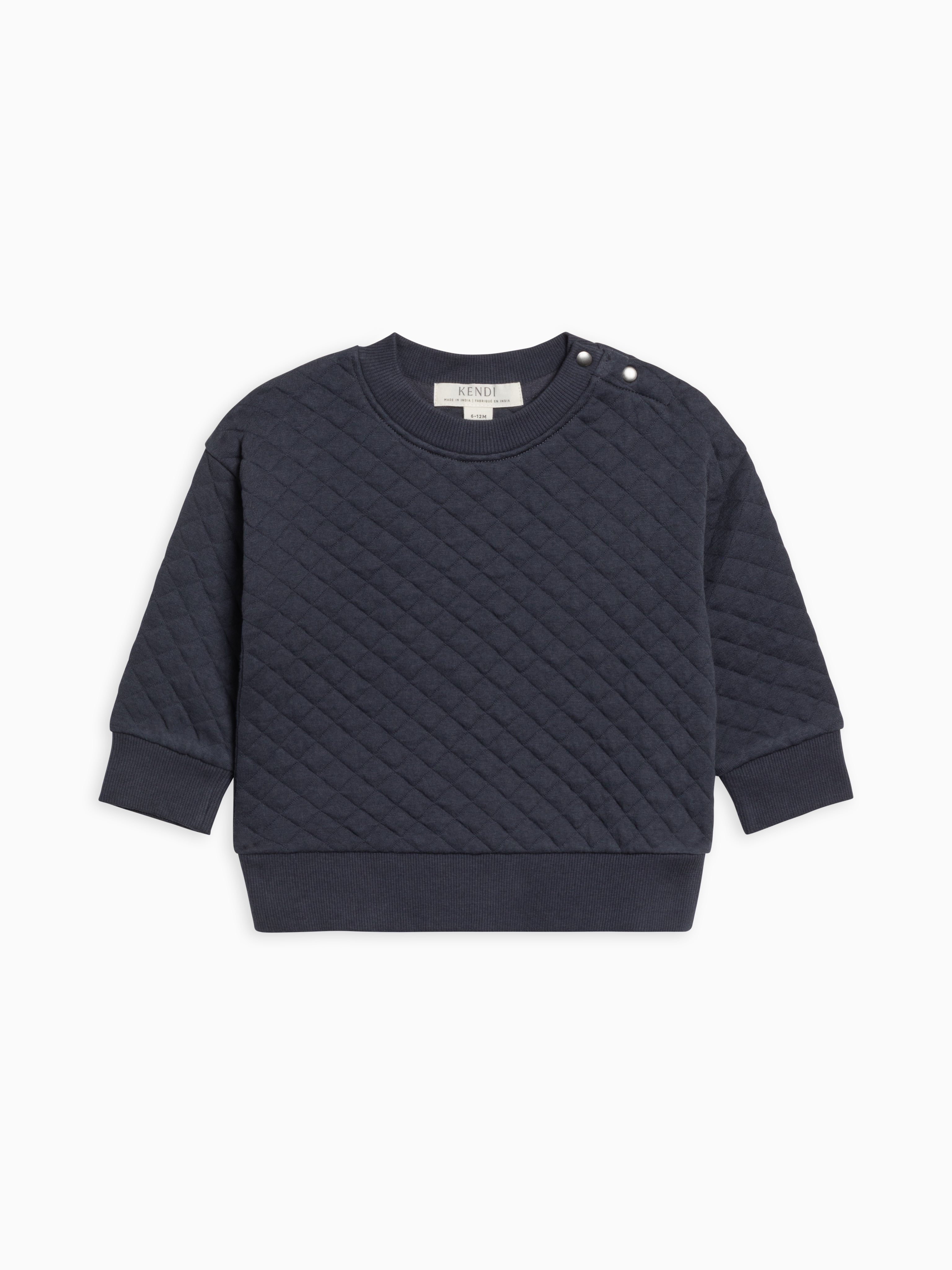 Quilted cotton pullover online