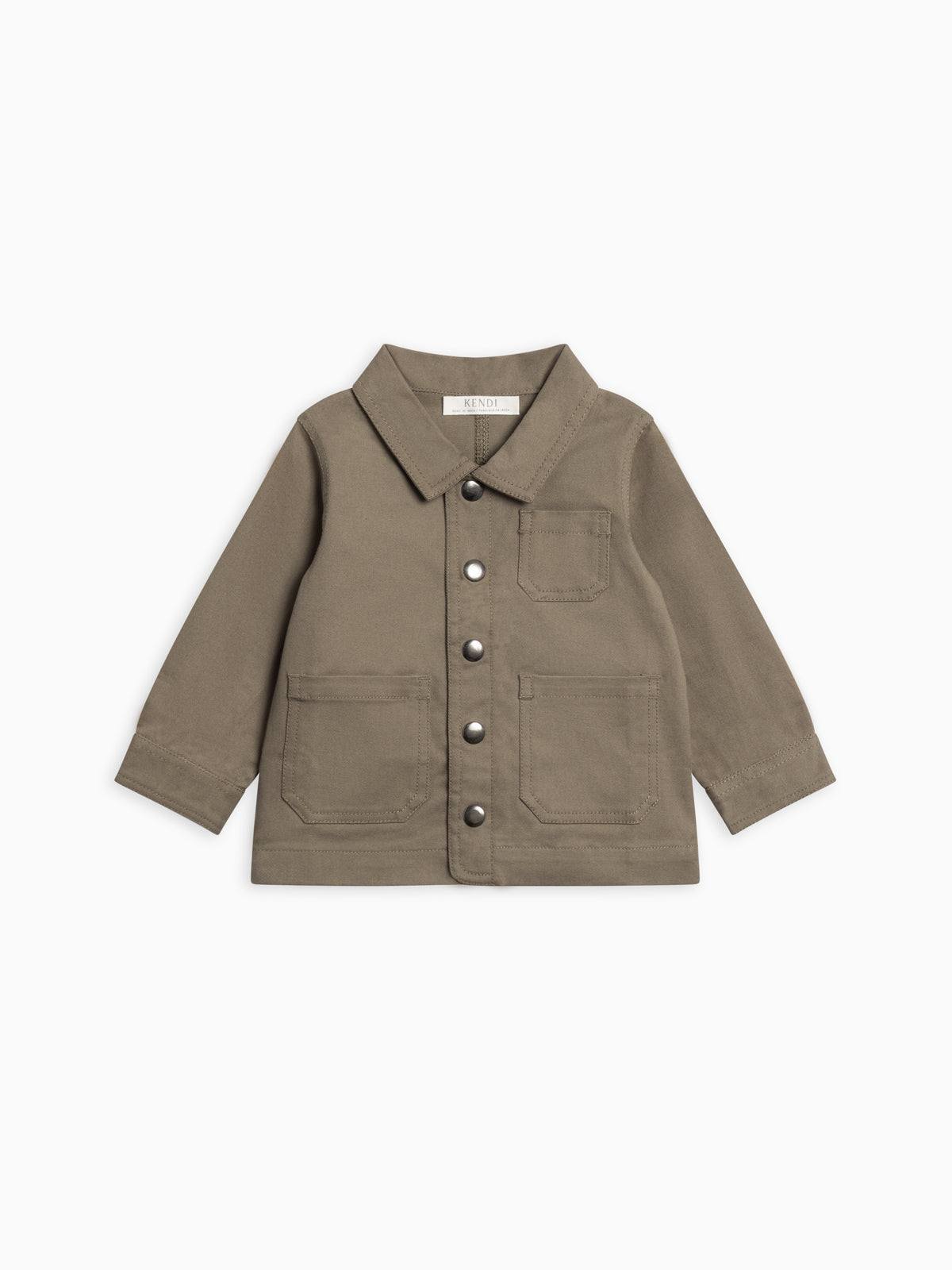 Denver Twill Chore Jacket Baby-Kids : Tops : Tops : Outerwear : Long Sleeves KENDI by Colored Organics Denver Twill Chore Jacket for Baby | Colored Organics®