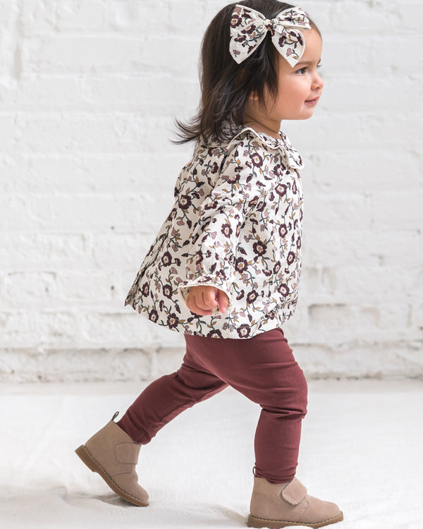 Shirley Poplin Ruffle Collar Shirt