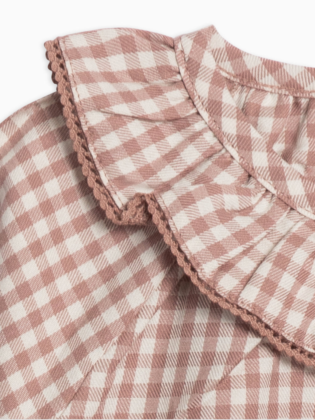 Shirley Poplin Ruffle Collar Shirt Sale : Baby-Kids : Tops : Shirts : Long Sleeves Kendi Baby Shirley Poplin Ruffle Collar Shirt | Colored Organics®
