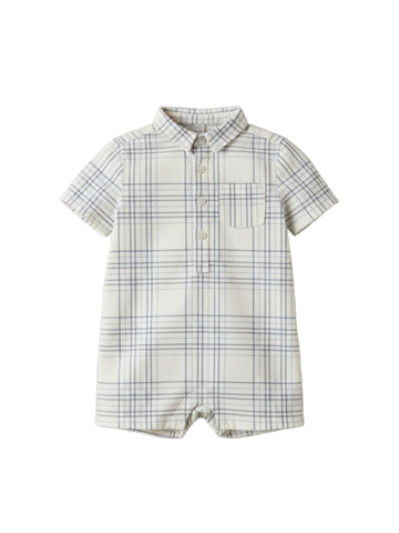 Ryan Poplin Collared Romper