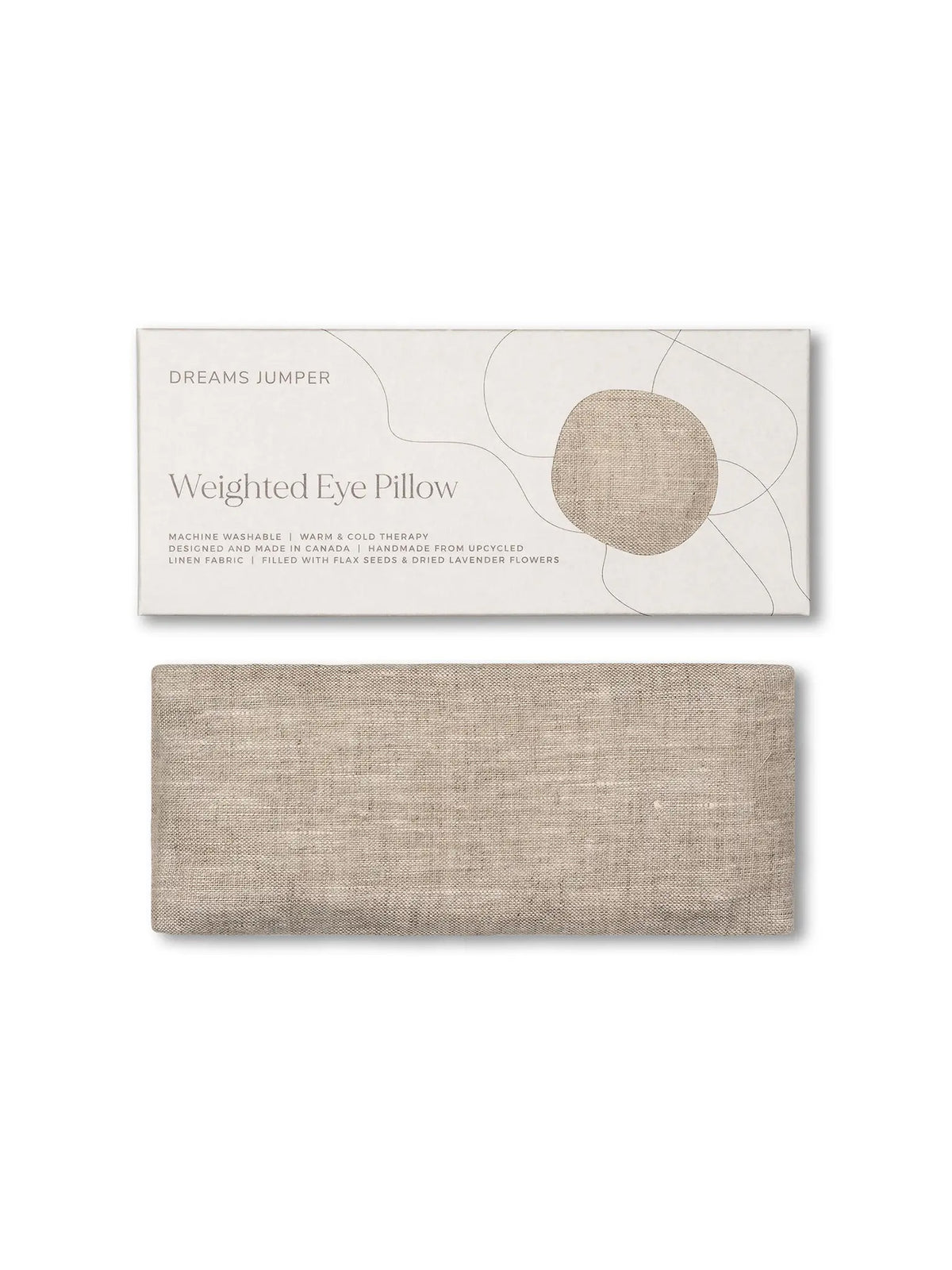 Aromatherapy Weighted Eye Pillow Parent : Nursery : Bath Dreams Jumper Aromatherapy Weighted Eye Pillow | Colored Organics®