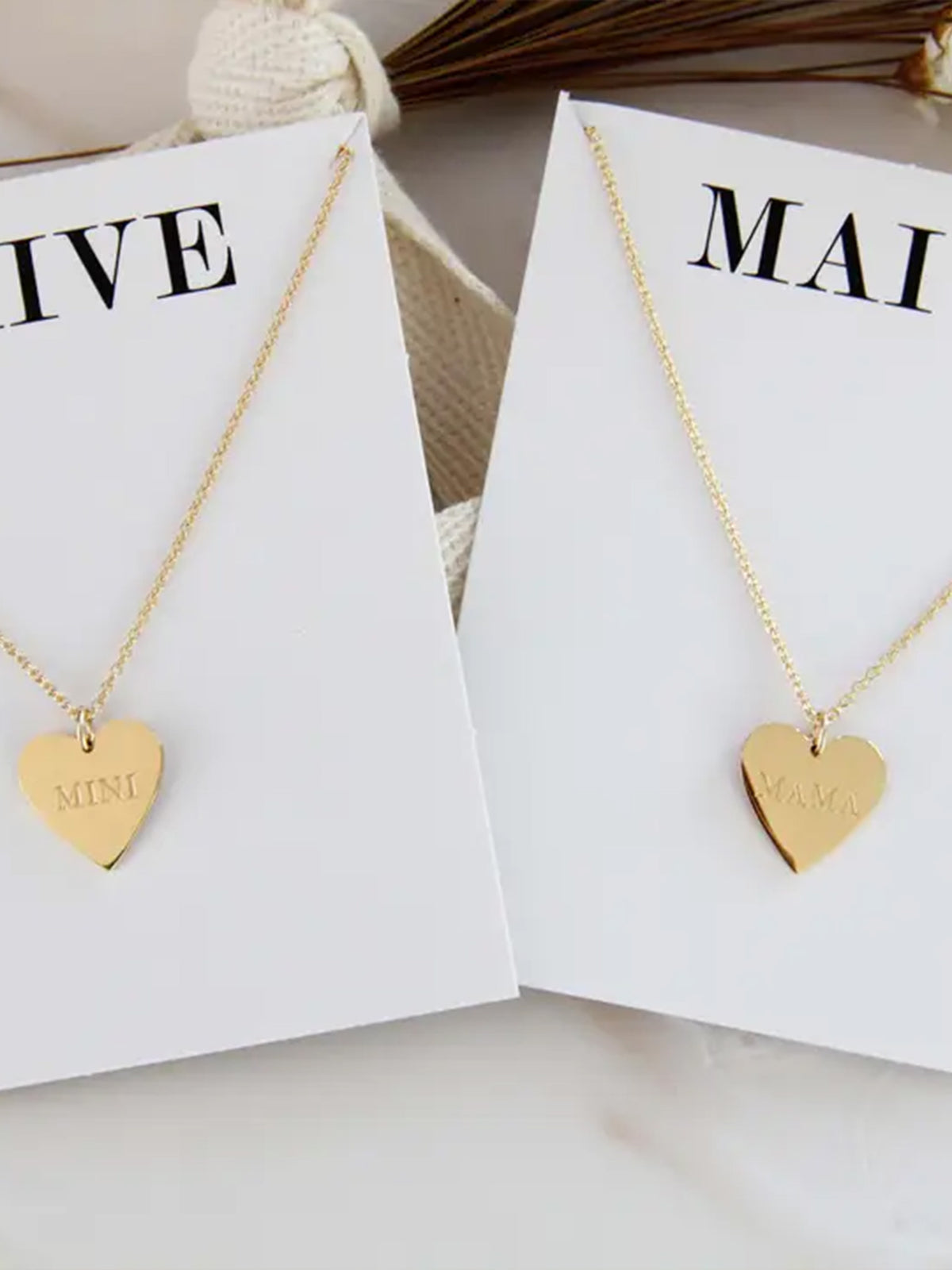 Mama and Mini Matching Necklace Set Parent : Accessories MAIVE Mama and Mini Matching Necklace Set | Colored Organics®