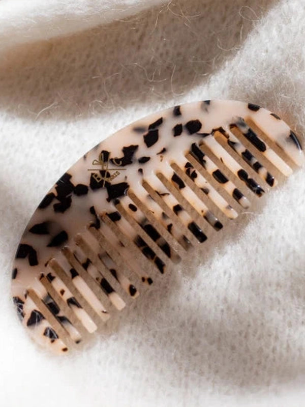 Tortoiseshell Half Moon Hair Comb