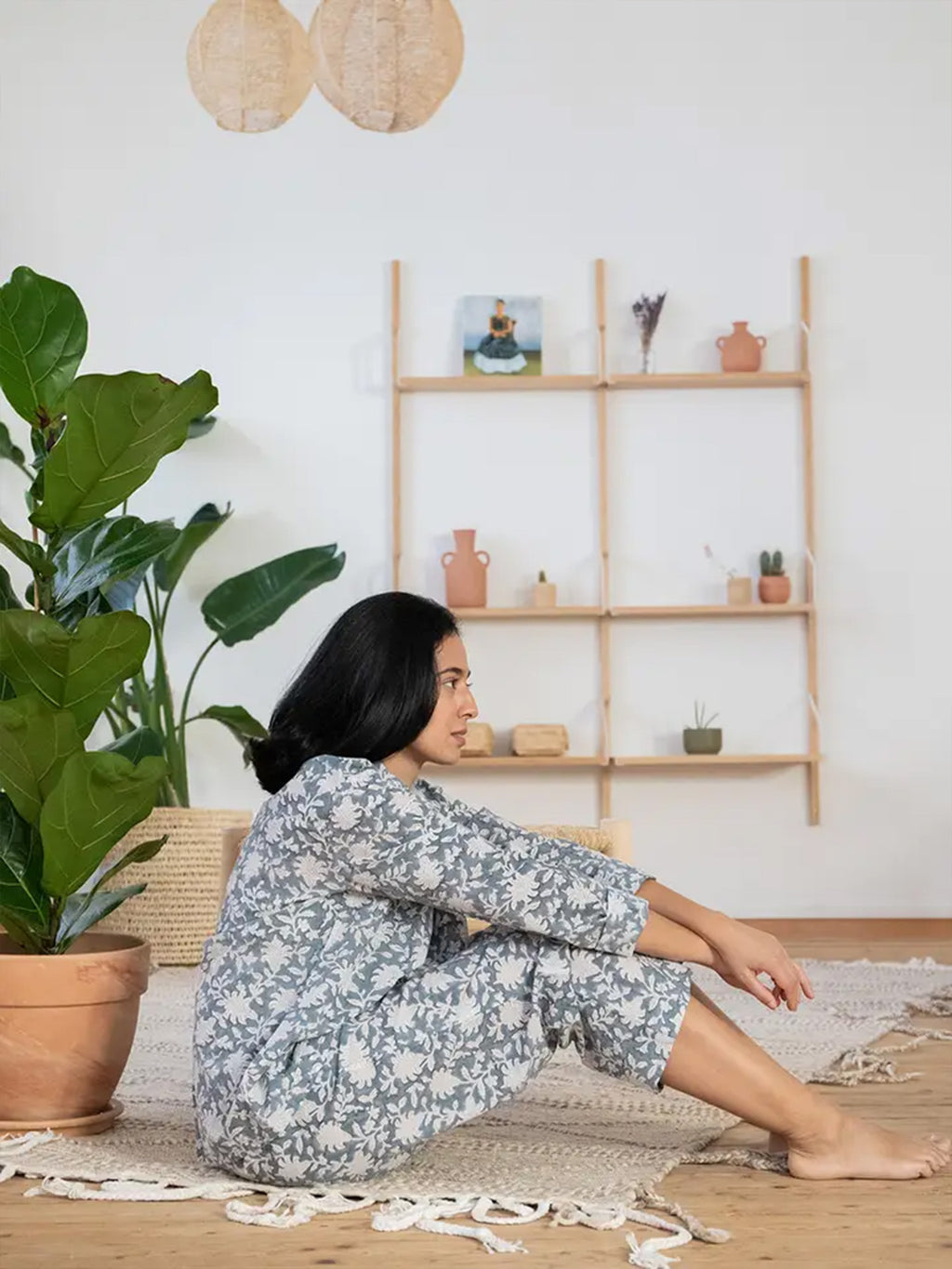 Women's Soft Organic Cotton Pajama Set Parent : Apparel Priya Wear Women's Soft Organic Cotton Pajama Set | Colored Organics®
