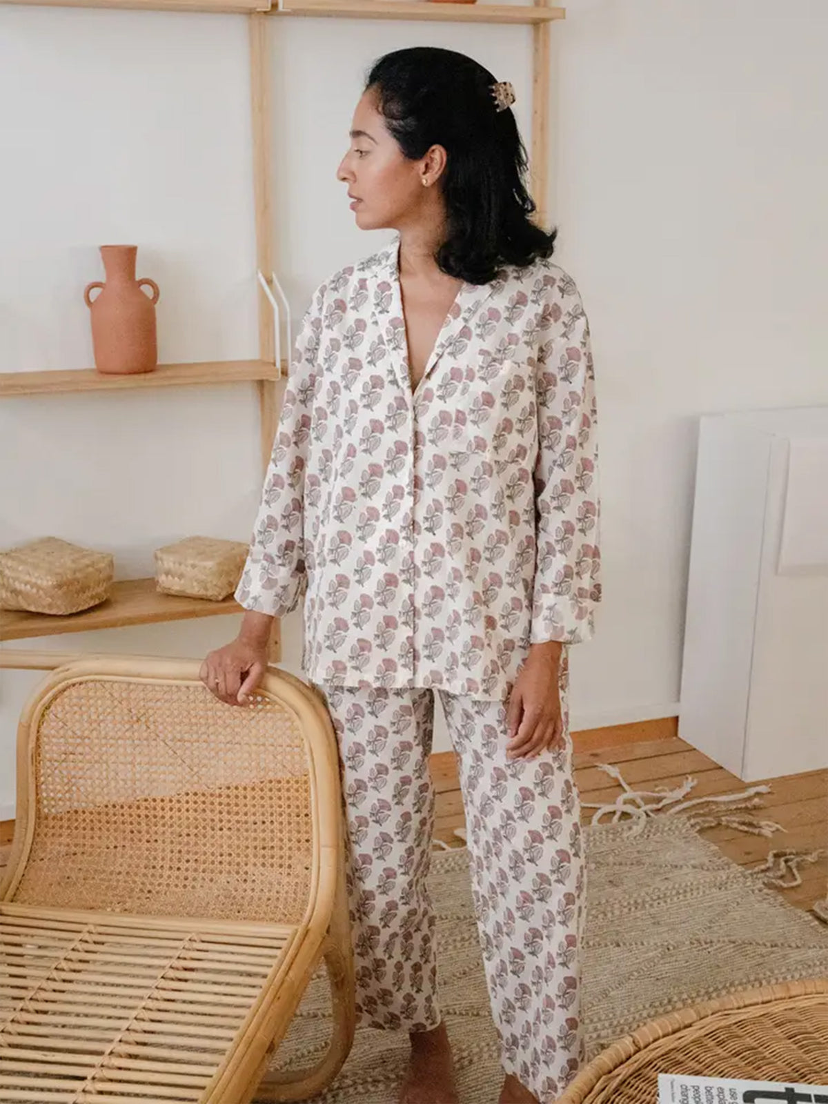 Women's Soft Organic Cotton Pajama Set Parent : Apparel Priya Wear Women's Soft Organic Cotton Pajama Set | Colored Organics®