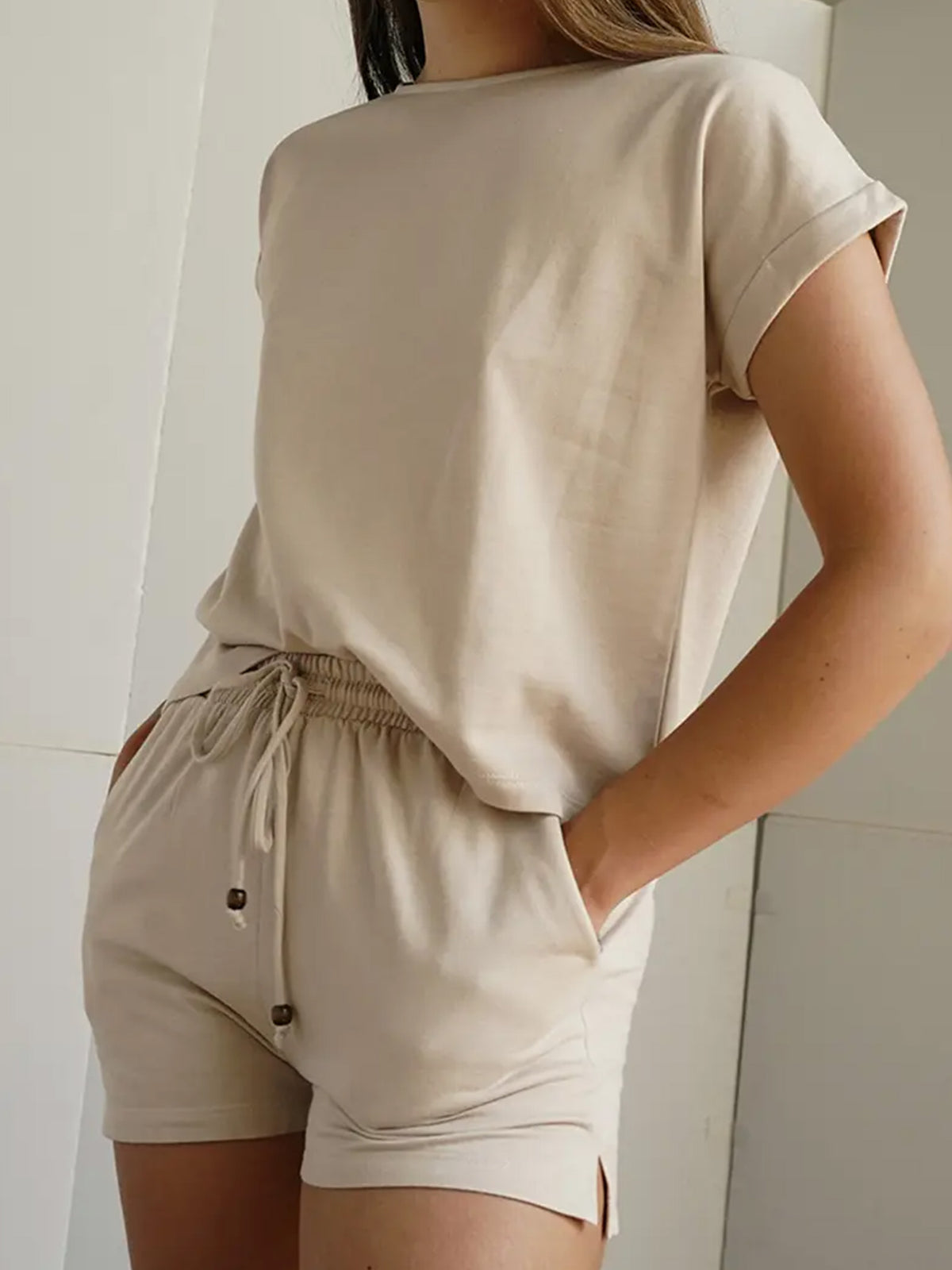 Women's 2 Piece Hemp Spring Lounge Set Parent : Apparel Fabina Women's 2 Piece Hemp Spring Lounge Set | Colored Organics®