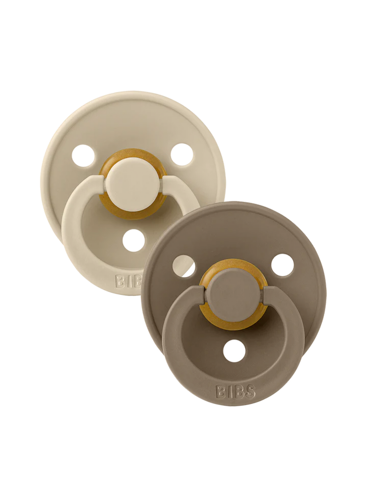 2 Pack Colour Pacifiers Baby : Gear : Pacifiers + Clips BIBS 2 Pack Colour Pacifiers for Baby | Colored Organics®