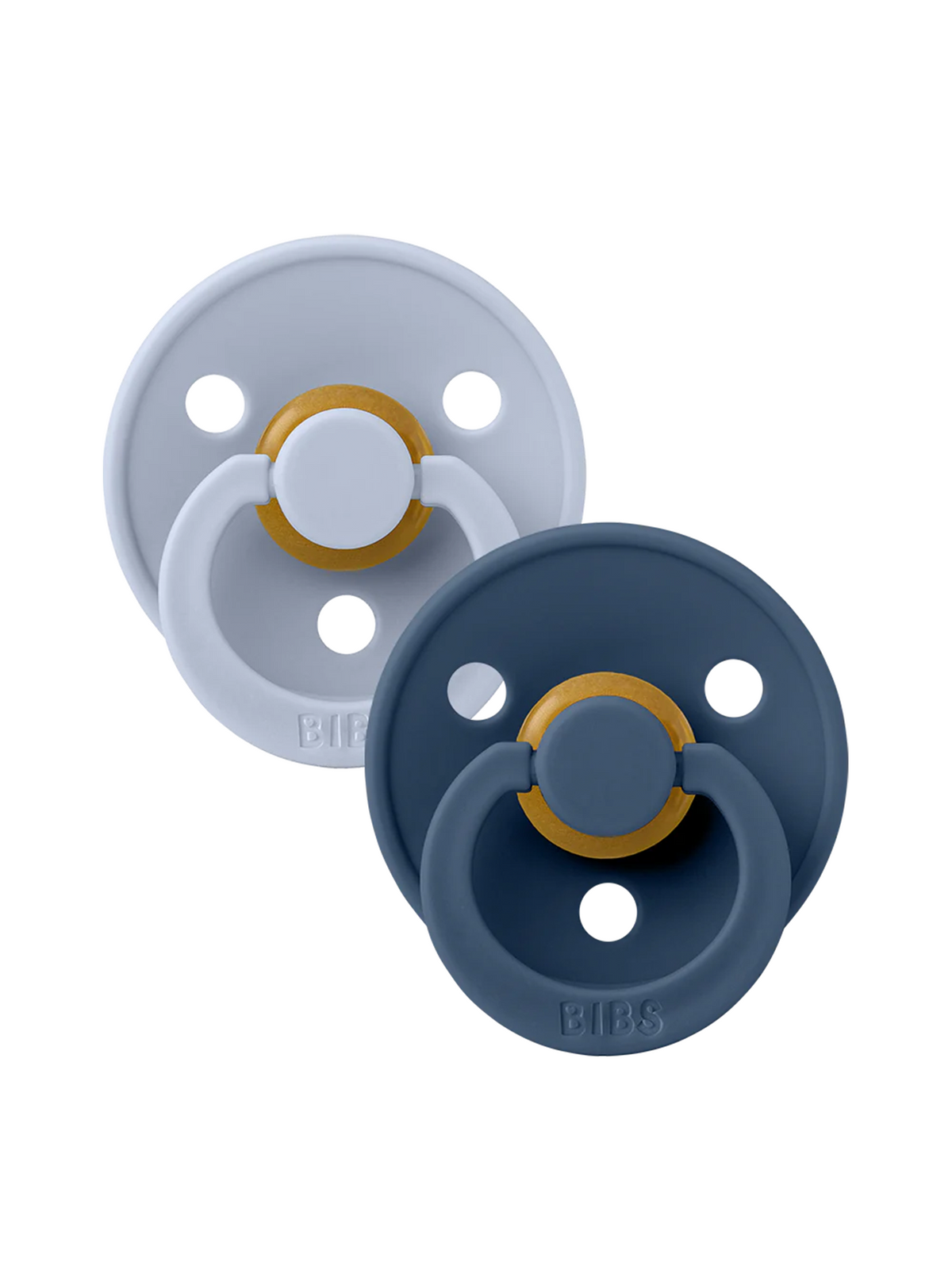 2 Pack Colour Pacifiers Baby : Gear : Pacifiers + Clips BIBS 2 Pack Colour Pacifiers for Baby | Colored Organics®