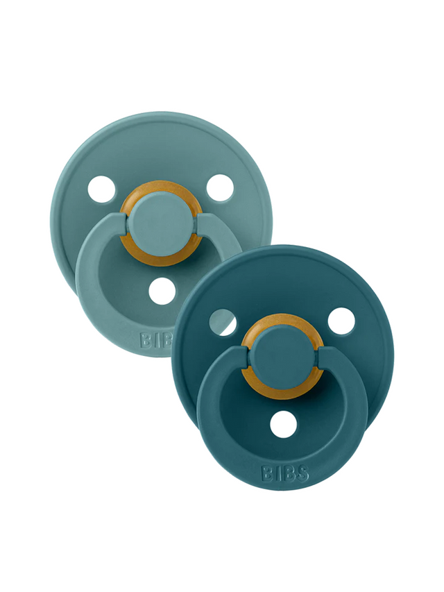 2 Pack Colour Pacifiers Baby :Gear :Pacifiers + Clips BIBS 