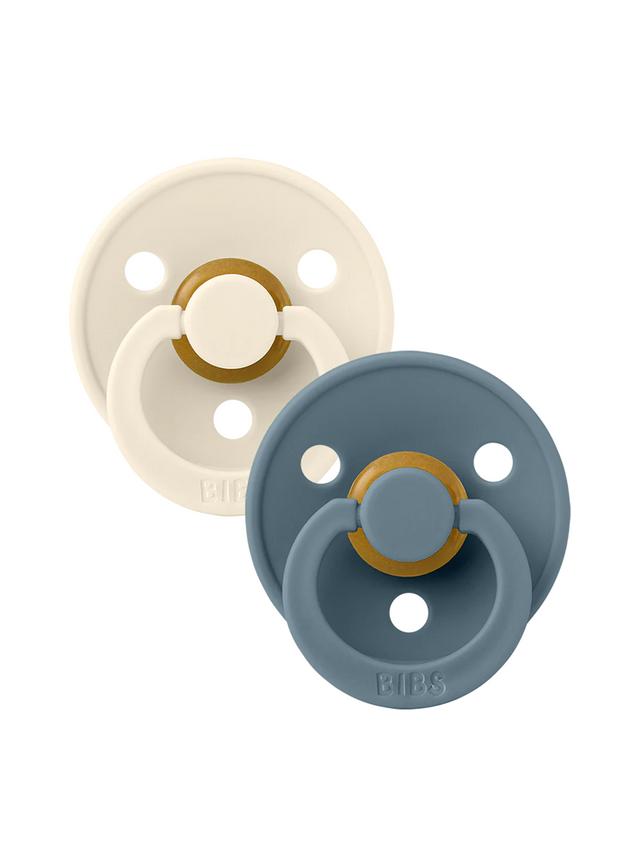 2 Pack Colour Pacifiers Baby :Gear :Pacifiers + Clips BIBS 