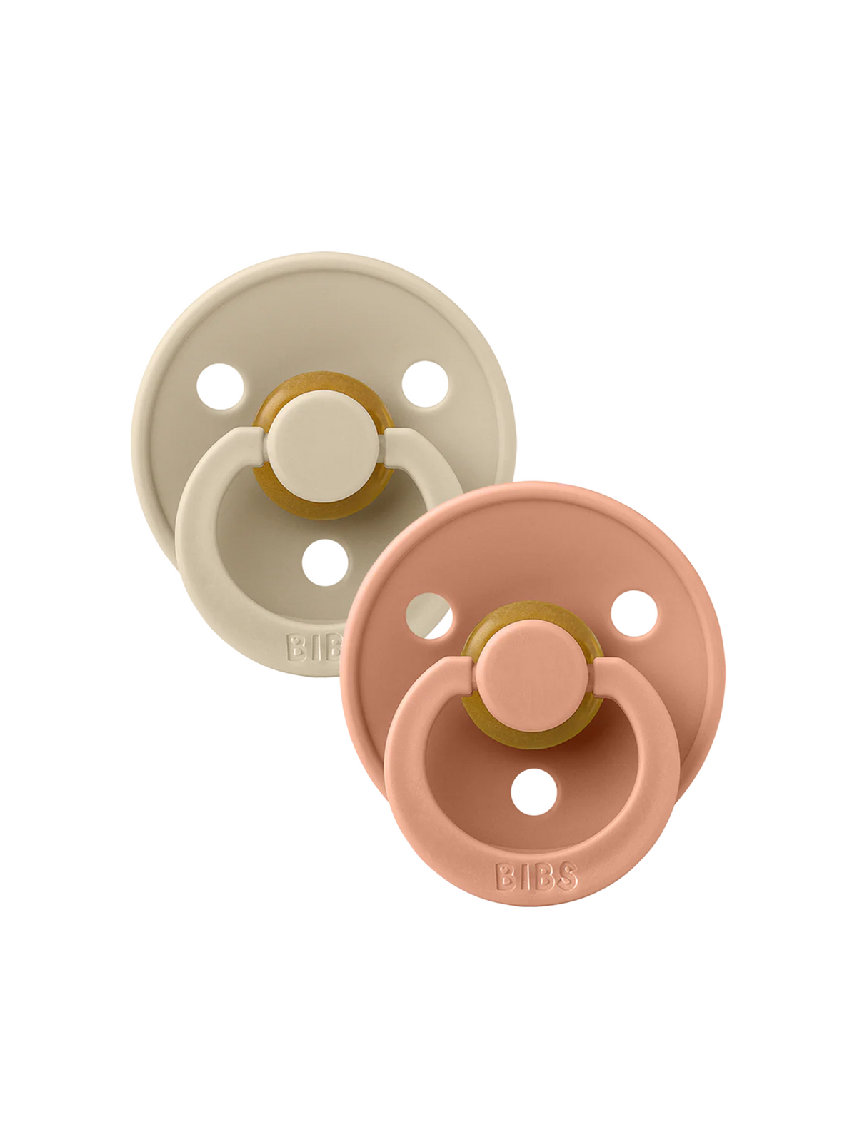2 Pack Colour Pacifiers Baby : Gear : Pacifiers + Clips BIBS 2 Pack Colour Pacifiers for Baby | Colored Organics®