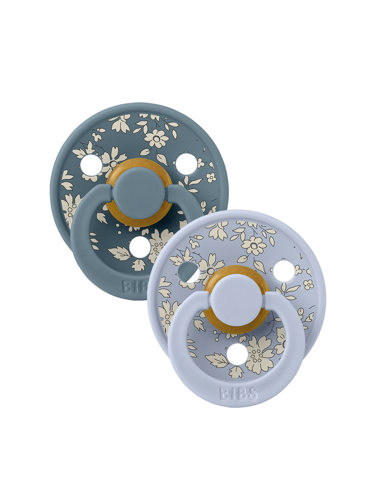 2 Pack Liberty Pacifiers Baby : Gear : Pacifiers + Clips BIBS 2 Pack Liberty Pacifiers for Baby | Colored Organics®