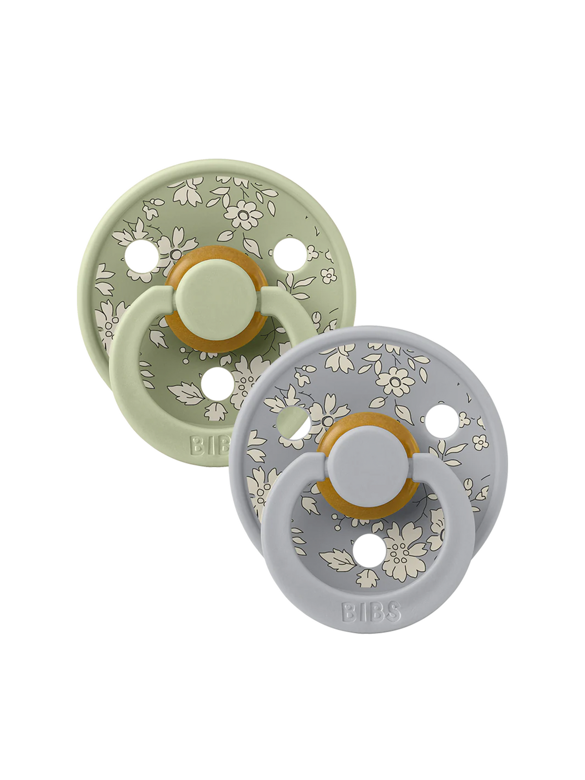 2 Pack Liberty Pacifiers Baby : Gear : Pacifiers + Clips BIBS 2 Pack Liberty Pacifiers for Baby | Colored Organics®