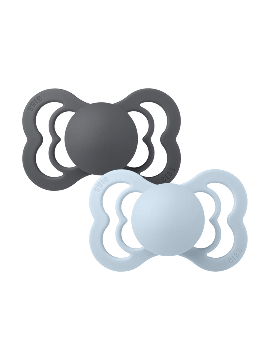 2 Pack Supreme Pacifiers Baby : Gear : Pacifiers + Clips BIBS 